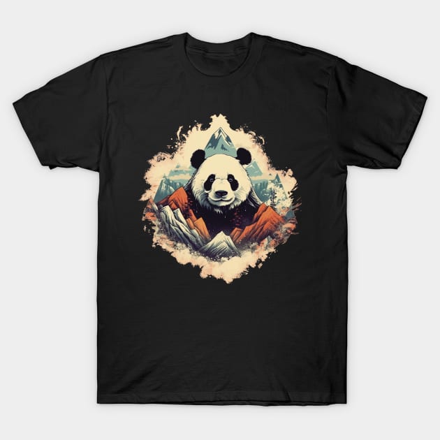 Panda bear T-Shirt by GreenMary Design